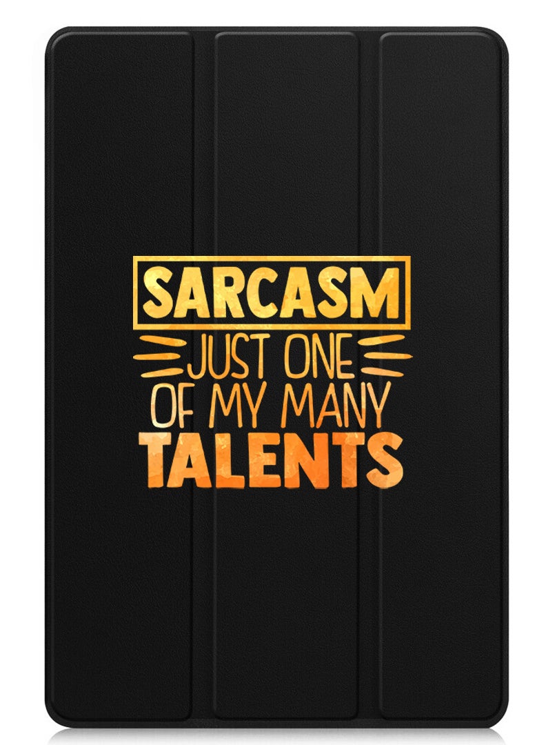 Theodor Protective Flip Case For Huawei MatePad 11.5 S (2024) With Trifold Stand Auto Wake Sleep Shockproof Cover Sarcasm just one of my many talents - Image 1