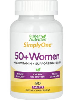 Super Nutrition SimplyOne, Women’s 50+ Triple Power Multivitamins, 90 Tablets 