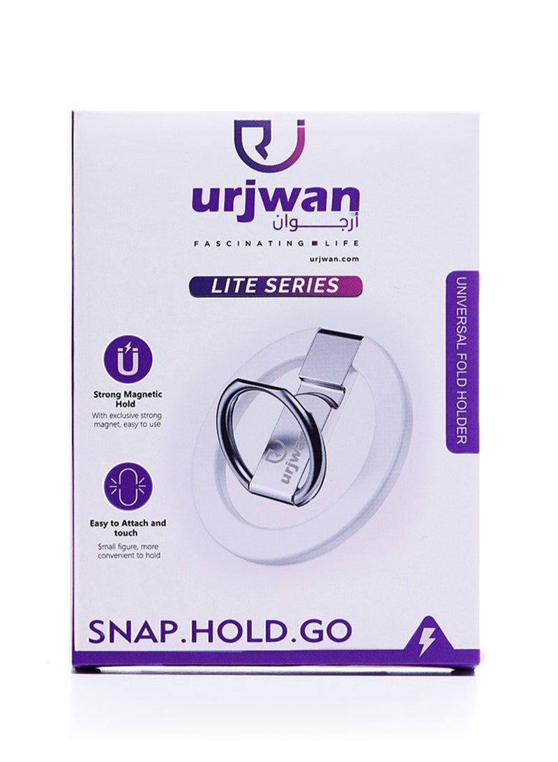 Urjwan MagSafe Grip for iPhone – 360° Rotation & Strong Hold | White - Image 1