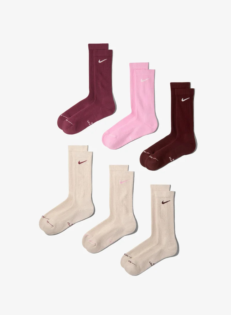 Nike 6-Pack Everyday Elevated Crew Socks