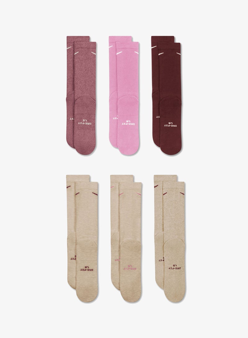 Nike 6-Pack Everyday Elevated Crew Socks - Image 2
