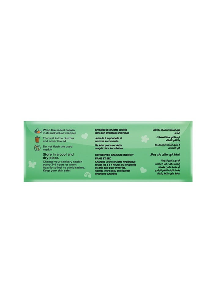 BUTTERFLY Butterfly Breathables Besties for Teens Ultra Thin Long Sanitary Pads, Suitable for Ages 13-19 Years - 8 Count  - Image 3