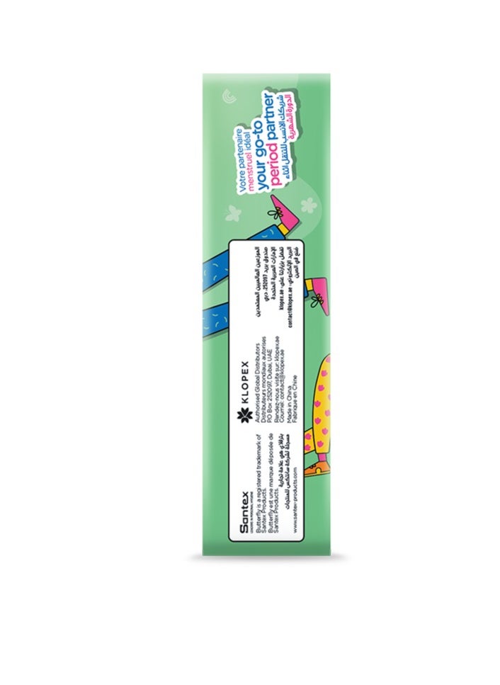 BUTTERFLY Butterfly Breathables Besties for Teens Ultra Thin Long Sanitary Pads, Suitable for Ages 13-19 Years - 8 Count  - Image 5
