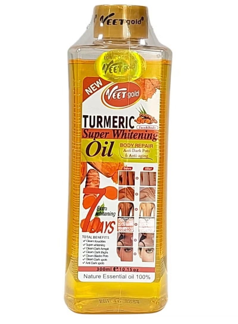 Turmeric Super Whitening Body Repair Oil, 300ml