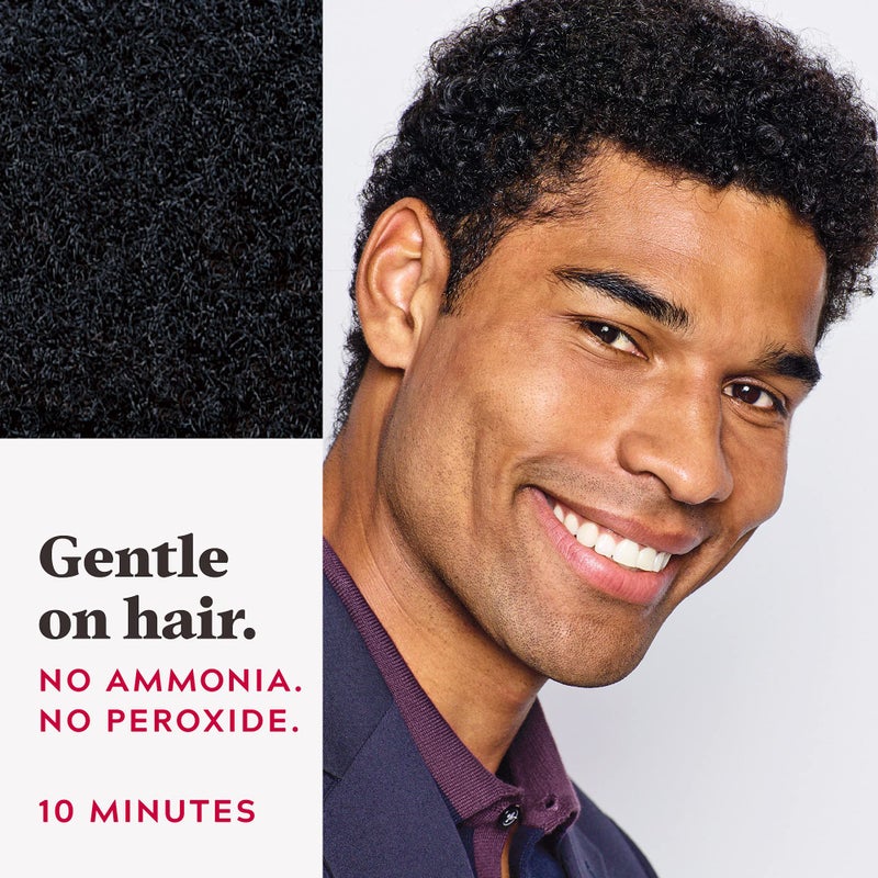 Just For Men Easy Comb-In Color Mens Hair Dye, Easy No Mix Application with Comb Applicator - Jet Black, A-60, Pack of 1 - Image 4