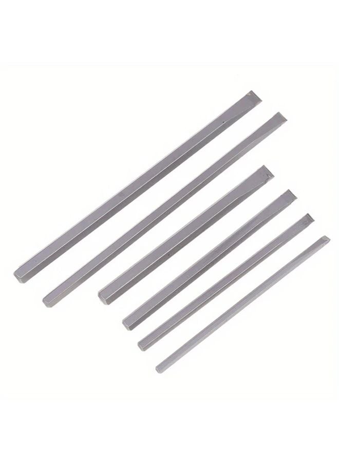 Carbide Chisels Set Style A2 Precision Stone Carving Tools Durable Steel Cold Chisels Ergonomic Handles - Image 4