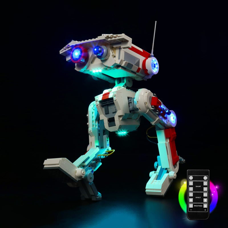 VONADO LED Light Kit Compatible with BD1 75335 Building Set No Lego Model Remote Control Lighting for BD1 Droid ONLY Light - Image 2