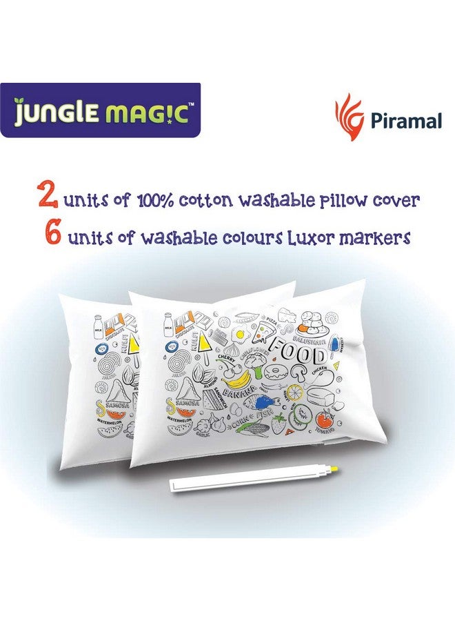 Jungle Magic Doodle Artz Music, White, Cotton - Image 3