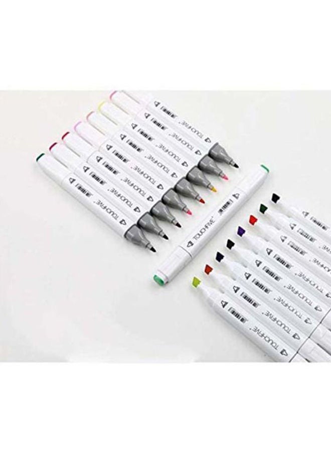 TOUCHFIVE 80-Piece Professional Graphic Design Marker Set Multicolour - Image 3
