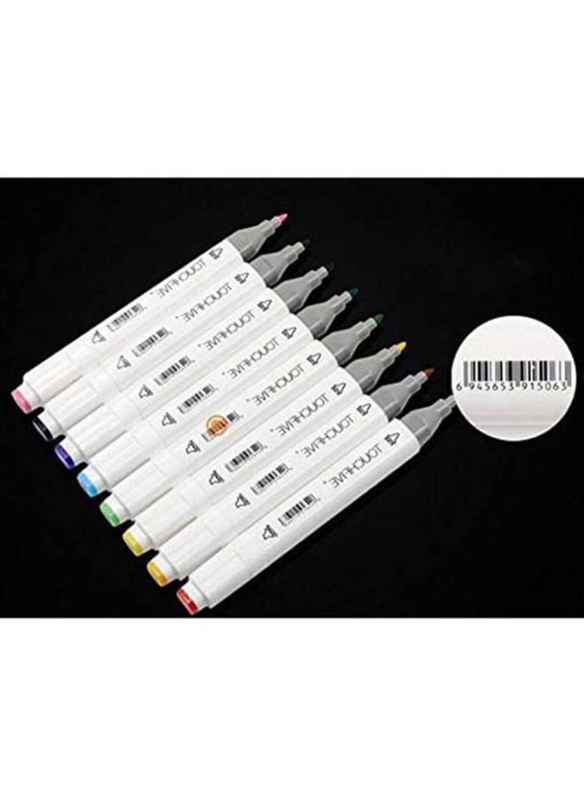 TOUCHFIVE 80-Piece Professional Graphic Design Marker Set Multicolour - Image 4