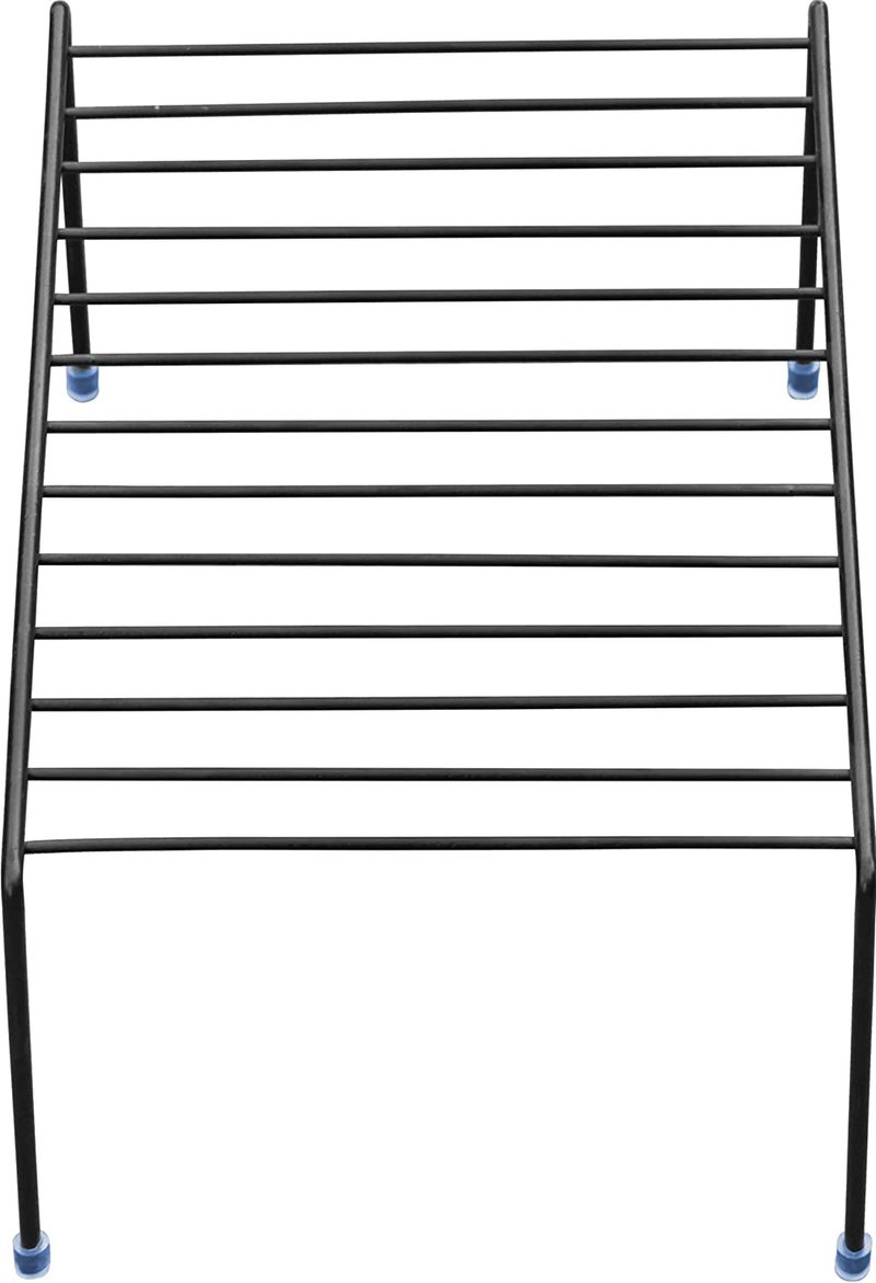 CR18 COLLECTION CR 18 Collection 4pcs Heavy Black Iron Kitchen Dish Rack Expandable Storage Shelves for Kitchen Cabinets Multipurpose Organizer Extend with AntiRust Nano Coating - Image 4