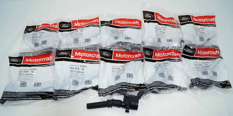 Motorcraft 10 لفائف إشعال فورد موتوركرافت DG508 لفورد 4.6L 5.4L 6.8L V8 V10 محرك - Image 1