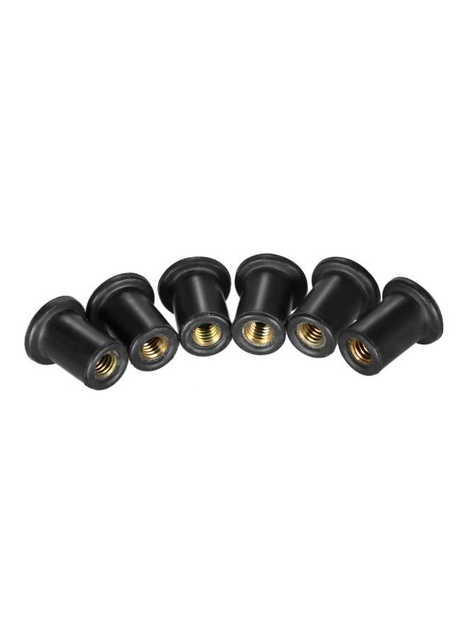 Generic 6-Piece Kayak Rubber Well Nut Set 8x4x1.5cm  - Image 5