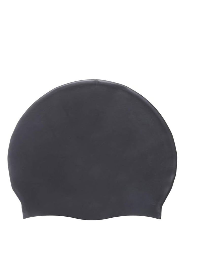 Spurt Premium Silicone Swimming Cap with Zipper Storage Bag – Waterproof Swim Cap for Long Hair and Short Hair – Comfortable, Durable, and Tear-Resistant (Black)  - Image 2