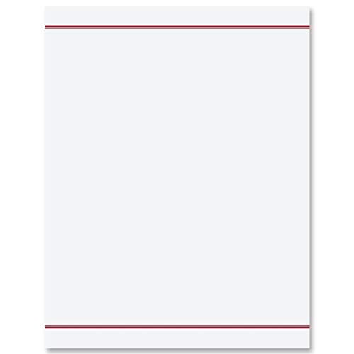 PaperDirect Red Executive Horizon Stationery, Letters, Cards, Invites, Border Papers, Letterhead 8.5 x 11, 100 sheets, Elegant Premium Business Corporate Writing Paper - Image 1