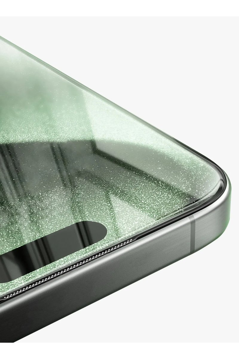 GREEN LION iPhone 17 Pro Screen Protector Steve HD/ Ultra Thin & Clear view/ 9H Tempered Glass/ Anti Fingerprint / Easy installation frame - Black Edge/Clear - Image 5