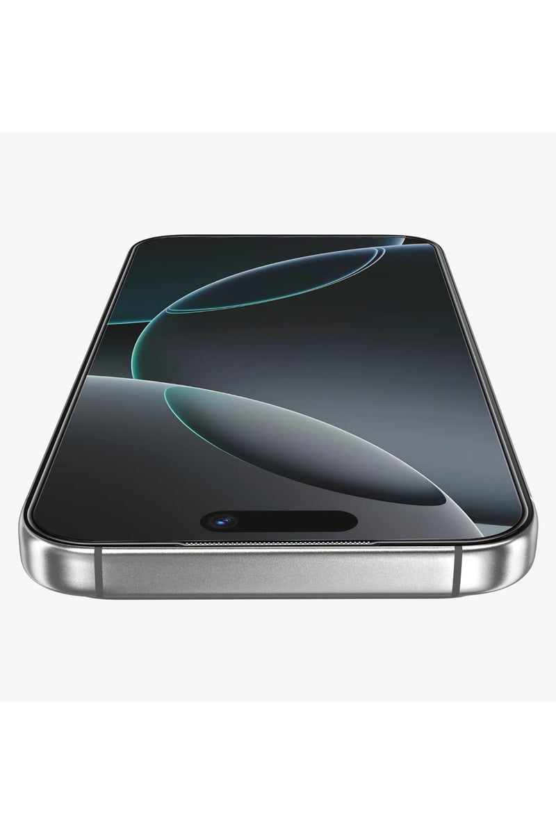 GREEN LION iPhone 17 Pro Screen Protector Steve HD/ Ultra Thin & Clear view/ 9H Tempered Glass/ Anti Fingerprint / Easy installation frame - Black Edge/Clear - Image 1