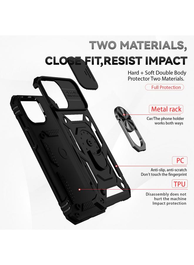 Zaboon Case For iPhone 12 / 12 Pro Sliding Camshield Holder Phone Case - Image 2
