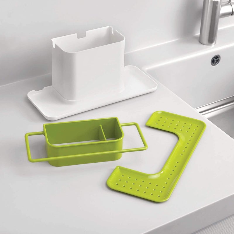 SUKHAD Kitchen Sink Tidy Self Draining Caddy with Base Stand Plastic Multi Color - Image 5