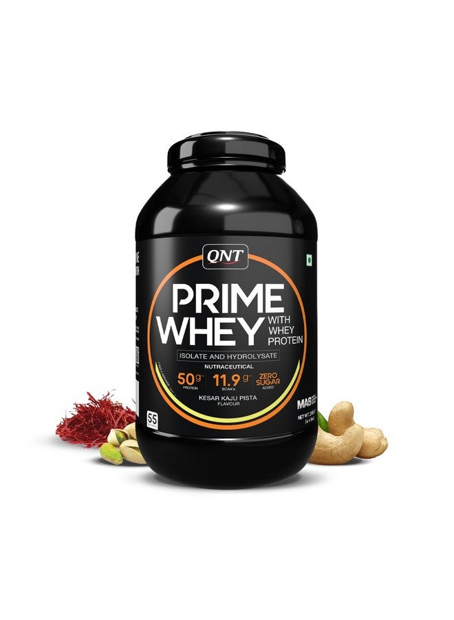 QNT مسحوق بروتين مصل اللبن QNT برايم | كيسار كاجو بيستة، 2 كجم | مزيج ثلاثي من مصل اللبن المعزول، المركز والهيدروليزات | 25 جرام بروتين، 5.9 جرام BCAA لكل ملعقة | أفضل مسحوق بروتين مصل اللبن للرجال والنساء - Image 4