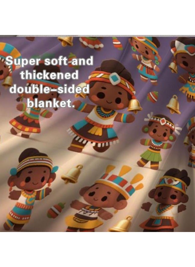 عام بطانية رقيقة من الفانيلا الكرتونية للأطفال والرضع (دافئة ومريحة، ومناسبة للنوم والألعاب) 70 سم * 100 سم - Image 3