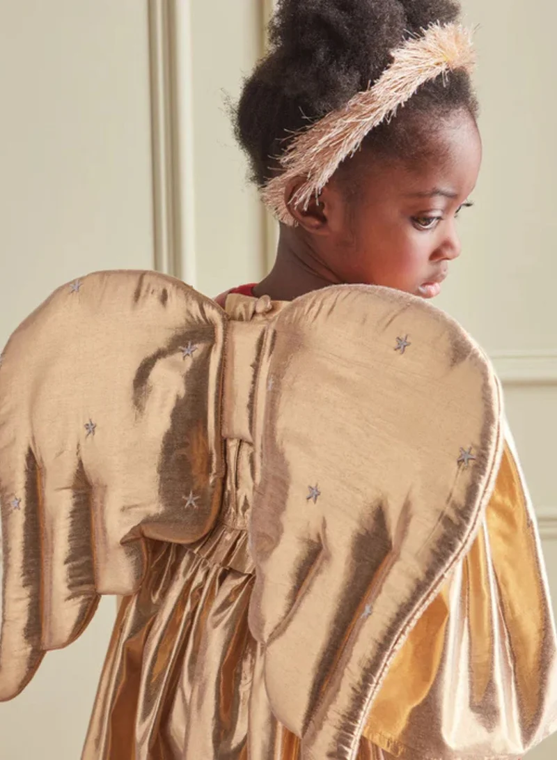 Meri Meri Gold Quilted Angel Wings