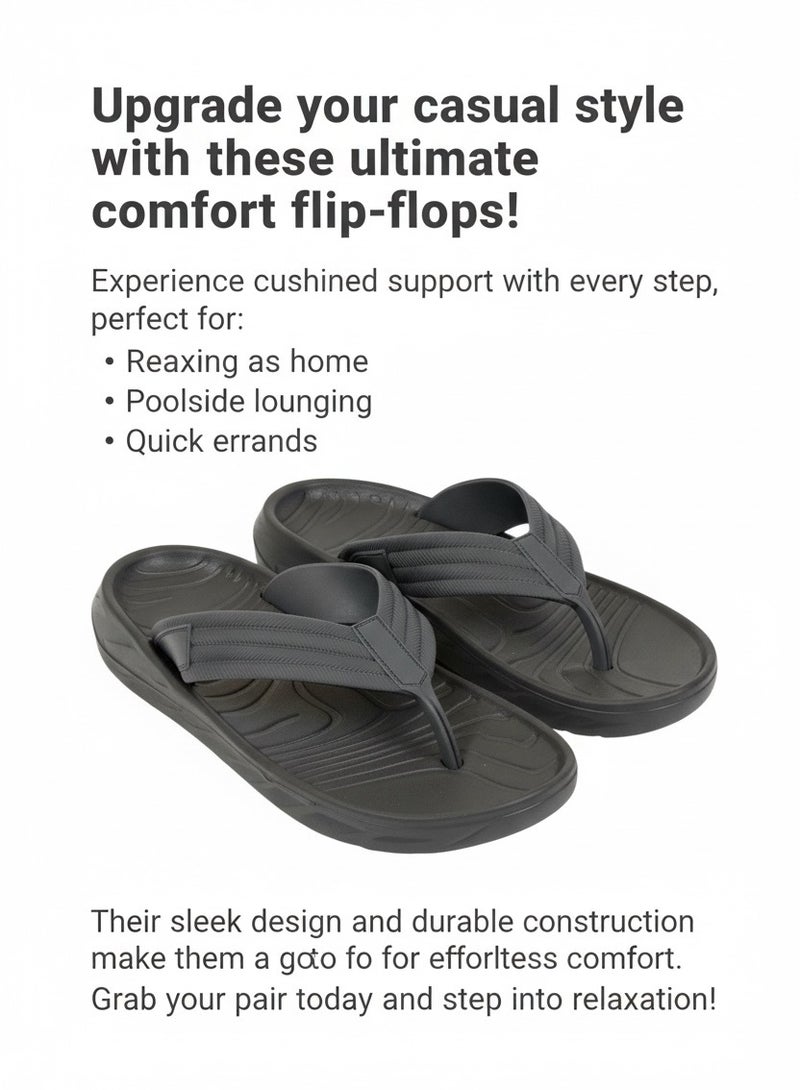 Durable & Anti-Slip EVA Men's Flip-Flops - All-Day Comfort Thong Sandals - Image 2