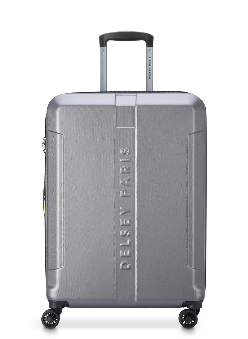 DELSEY Paris Depart Hard 81cm Hardcase Expandable 4 Wheel Check-in Luggage Trolley Case Grey - 00314583001 X9  - Image 1