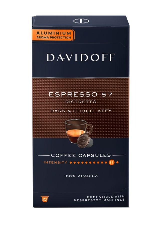 Davidoff Espresso 57 Coffee Capsules 10 Capsules (55g) - Image 1