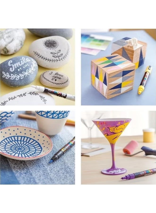 60-color acrylic paint markers, soft-bristled acrylic paint markers, quick-drying and waterproof acrylic markers, suitable for painting and DIY crafts. - Image 5