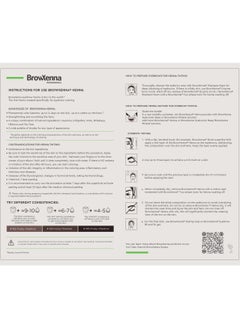 BrowXenna Brow Henna Kit with Hyaluronic Mixing Base Included | #202 Light Blonde  - Image 2