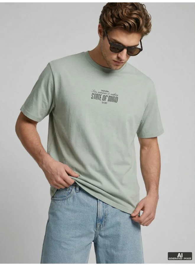 JJ Rebel  Essential Crew Neck T-Shirt for Men | Best Price UAE