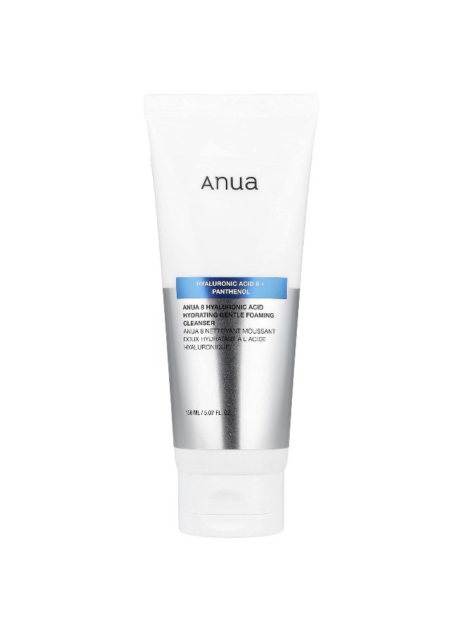 Anua Anua, 8 Hyaluronic Acid Hydrating Gentle Foaming Cleanser, 5.07 fl oz (150 ml)  - Image 1