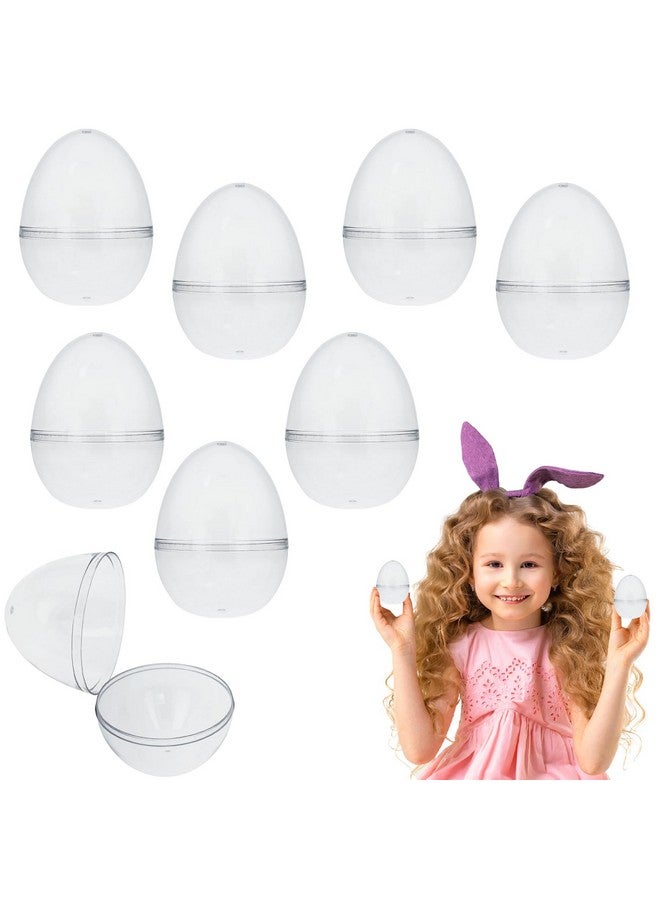 Chochkees Fillable Transparent Easter Eggs with Hinge Bulk Colorful Bright Plastic Easter Eggs, Perfect for Easter Egg Hunt, Surprise Egg, Easter Hunt, 2.25" Inch Assorted Bright Colors (12-Pack) - Image 1
