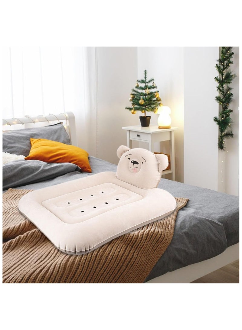 general Inflatable Airplane Car Bed for Toddler Inflatable Car Bed Reusable Inflatable Car Bed Camping Mattress for Train and Airplane - Image 2