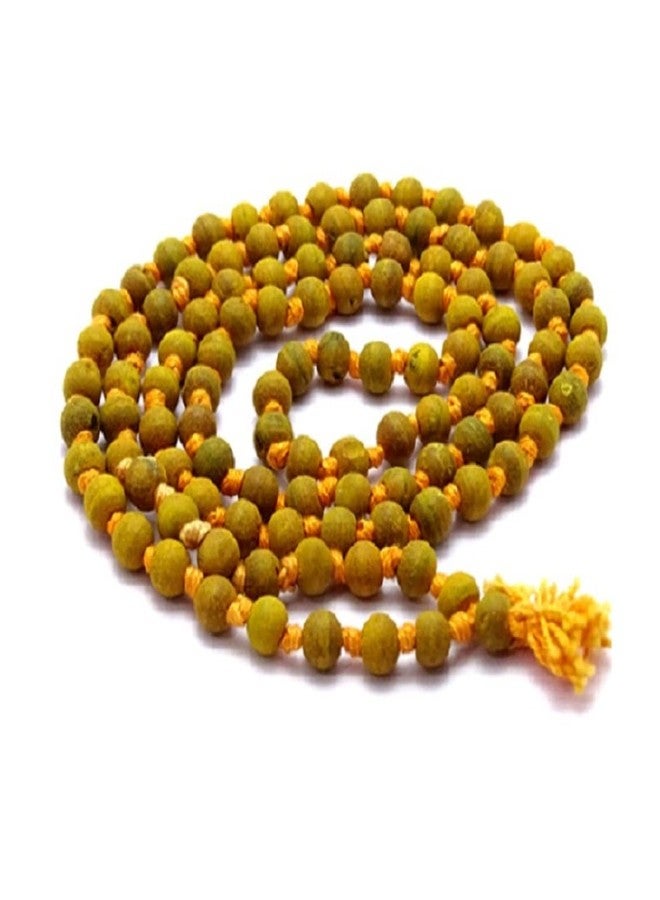 numeroastro Genuine Haldi | Turmeric Mala For Puja (108+1) 109 Beads - Image 2