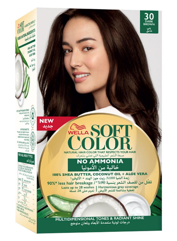 WELLA Soft Color Natural Instincts Hair Color 3/0 Dark Brown - Image 1