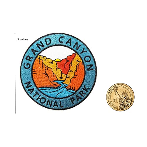 Cute-Patch Grand Canyon National Park Embroidered Patches Outdoor Hiking Backpack DIY - Image 2