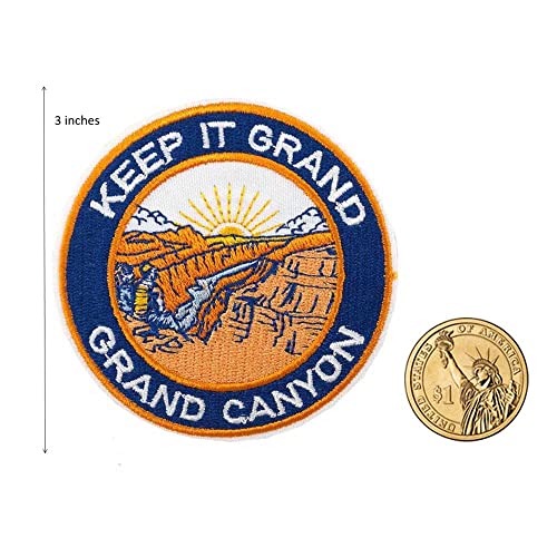 Cute-Patch Grand Canyon National Park Embroidered Patches Outdoor Hiking Backpack DIY - Image 3