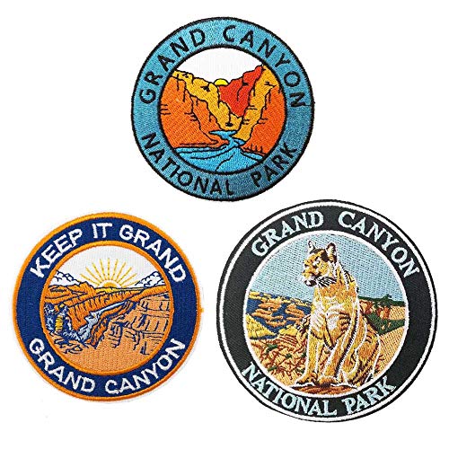 Cute-Patch Grand Canyon National Park Embroidered Patches Outdoor Hiking Backpack DIY - Image 1