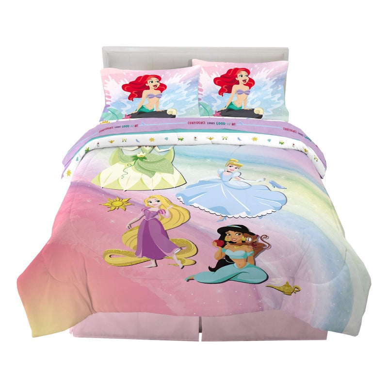 Franco Disney Princess Ariel Kids Bedding Super Soft Comforter And Sheet Set 5 Piece Full Size Official Disney Product By Franco
