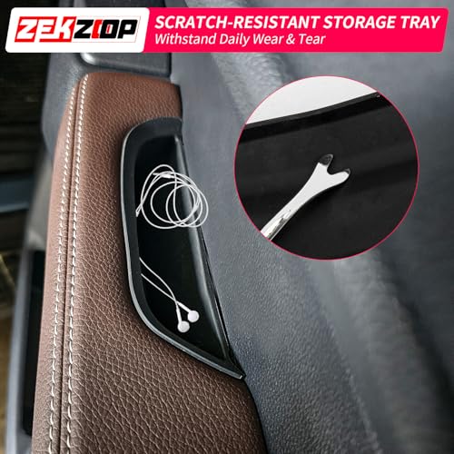 Zekzoop Door Side Storage Tray Compatible with 2024 2025 2026 Toyota Land Cruiser Prado 250 J250 LC250 Handle Storage Box Slot Pockets 4PCS Silicone Door Organizer for Land Cruiser Accessories - Image 4