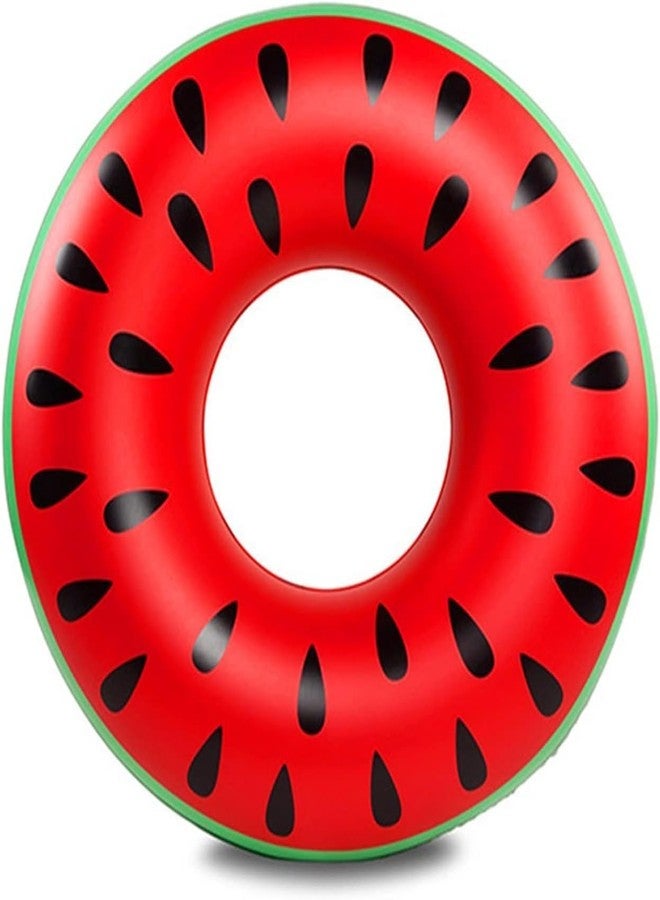 FEBLICH Watermelon Inflatable Pool Floats, Pool Tubes Swim Ring Pool Float, 80CM Pool Float Tube, Pool Inner Tube Beach Floats for Adults, Blow Up Floaties Water Floaties Pool Raft Lounger Lake (Watermelon) - Image 1