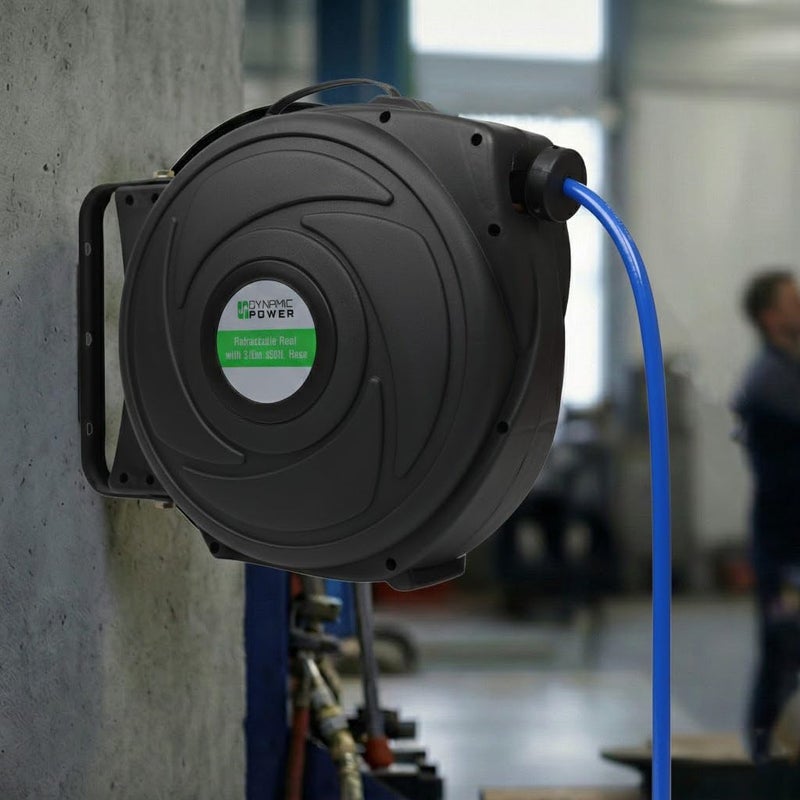 Dynamic Power Elite Retractable Air Hose Reel with 3/8-Inch by 50-Feet Hose - Image 3