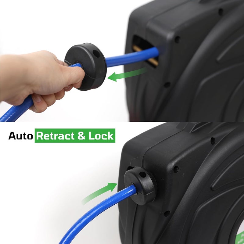 Dynamic Power Elite Retractable Air Hose Reel with 3/8-Inch by 50-Feet Hose - Image 4