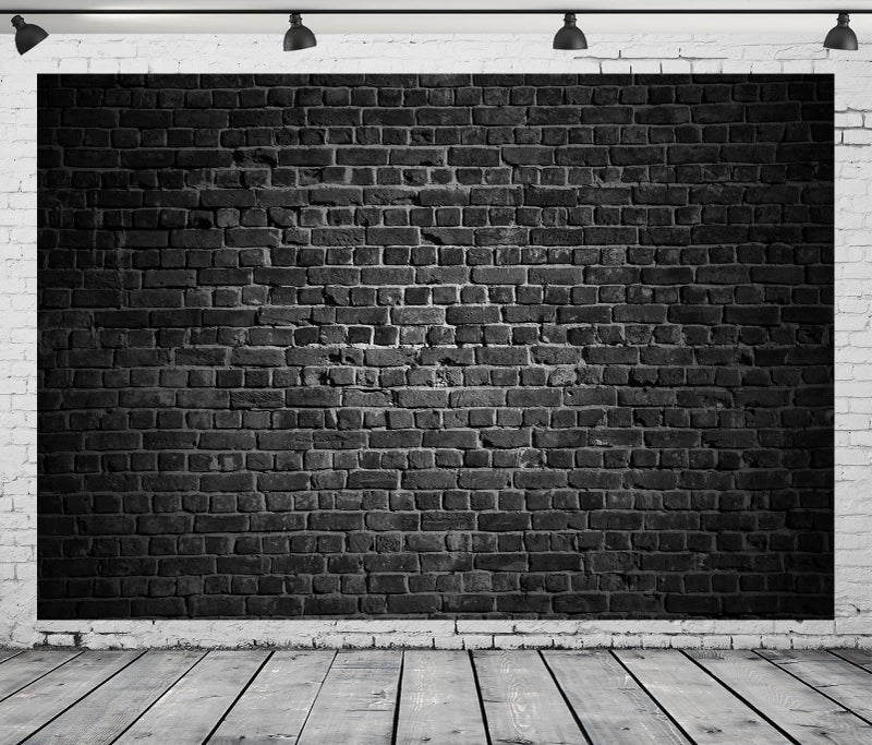 BELECO 7x5ft Fabric Vintage Stone Brick Black Wall Background - Party Decorations, Birthday Photoshoot, Home Wall Decor, Photo Booth Studio Props - Image 4