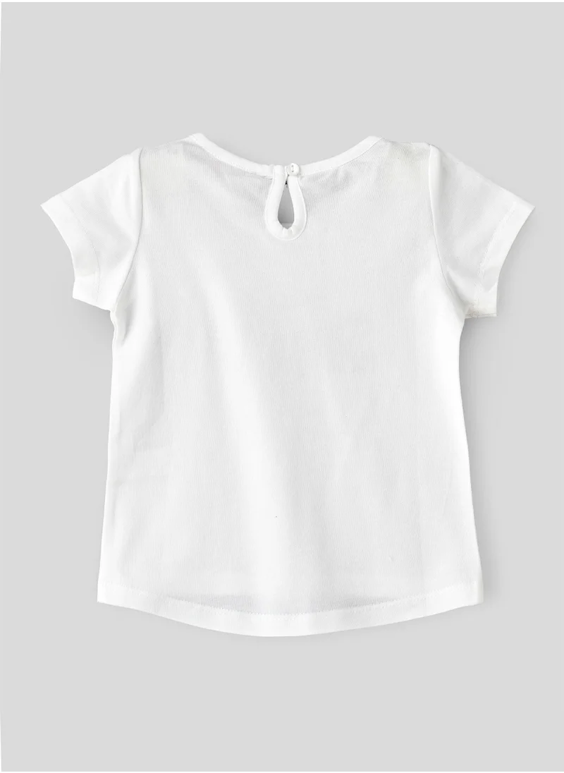 جيلين Knit t-shirt with print