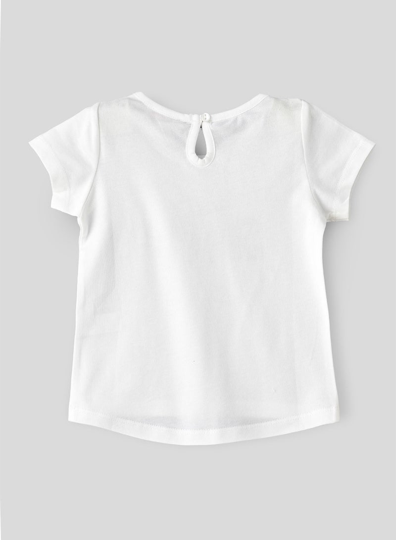 Jelliene Knit t-shirt with print  - Image 2