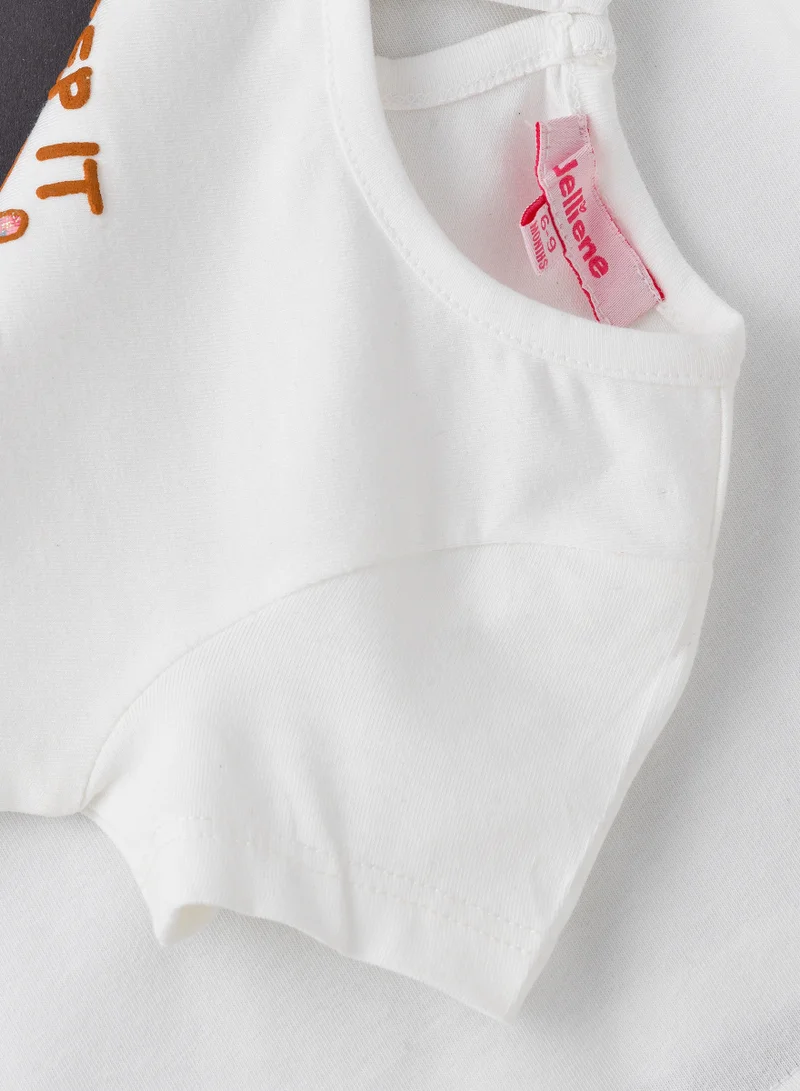 Jelliene Knit t-shirt with print
