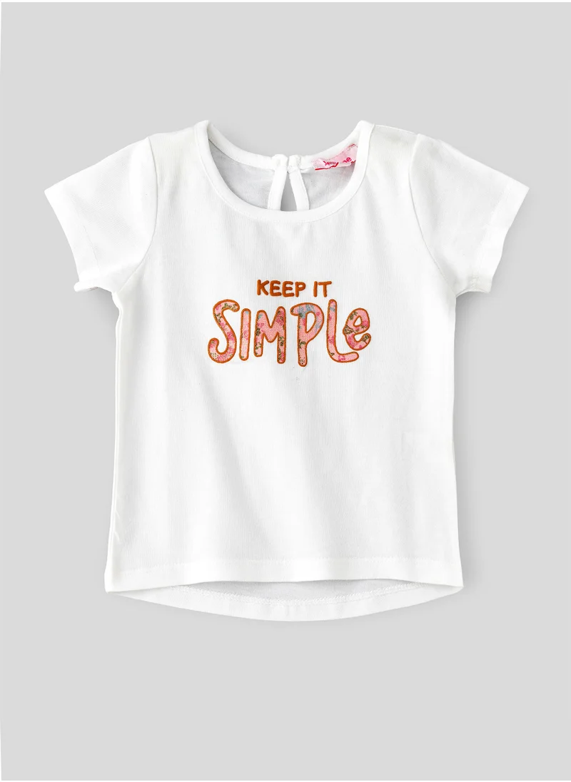 جيلين Knit t-shirt with print